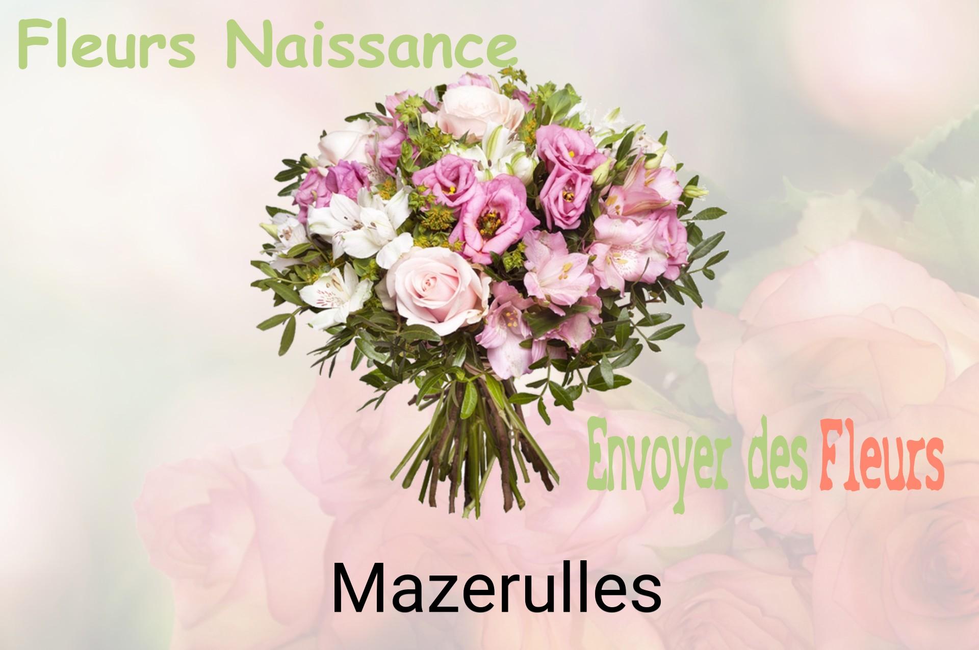 Bouquet de fleurs de naissance livré à Mazerulles